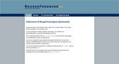 Desktop Screenshot of brugerforening.dk